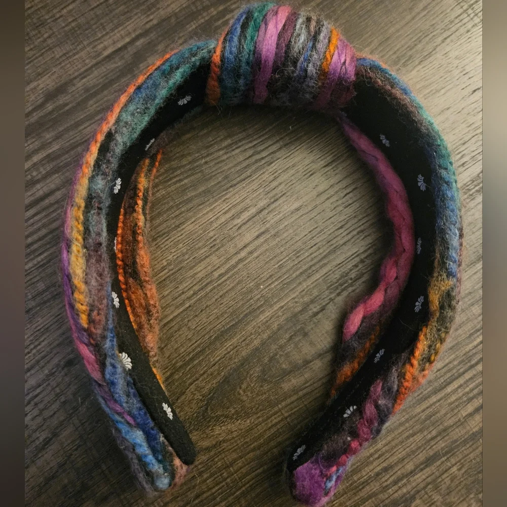 Lele Sadoughi Colorful Knit Headband with Knot
